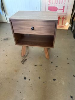 New single Walker Edison Mid-Century modern nightstand
