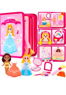 Brand new Busy Board Princess Toy 3 Year Old Girls - Toddlers Quiet Busy Book for Toddlers 3-5 Pretend Play - Montessori Toys 3-4 Year Old Girl Birthd