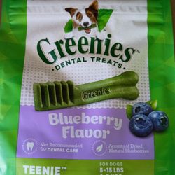 Blueberry Flavored Dental Treats For Dogs