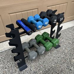 Dumbells With Rack 