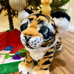 HaHasbro FurReal Friends Roarin' Tyler The Playful Tiger Interactive Plush-Works