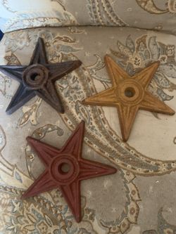 3 Vintage Heavy Iron  Stars