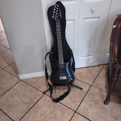 Laguna 6 String Guitar With GiG Bag One String Missing Electric 