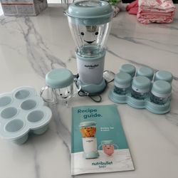Brand New NutriBullet NBY-50100 Baby Complete Food-ddMaking System, 32-Oz, Smoke/Pet Free Home