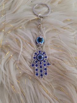 Hand Evil Eye Keychain