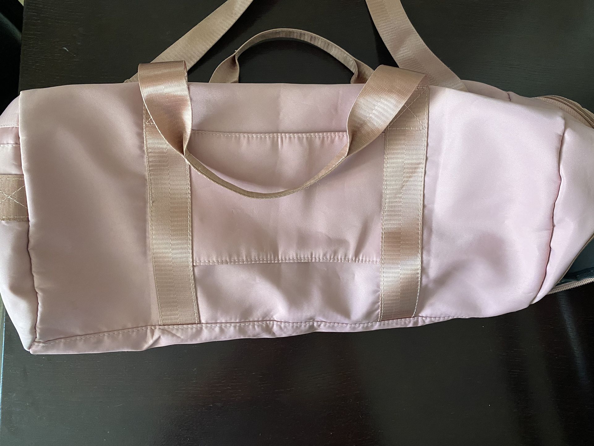 light pink gym bag 