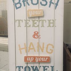 Bathroom Decor Sign **BRAND NEW**