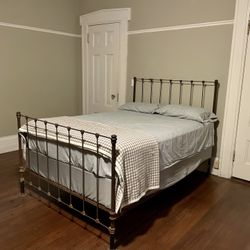 Antique Iron Bed Frame.  Pick Up Only.  