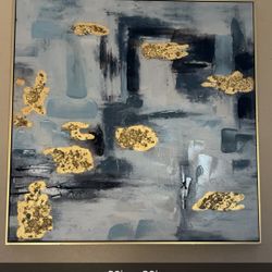 Gold Blue And Black Picture 