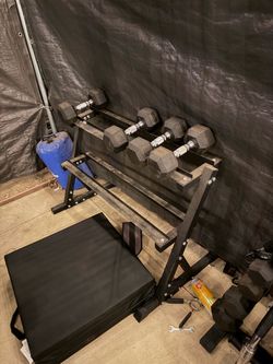 Dumbbell Rack 2 Tier (Weights not included)
