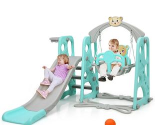 Toddler swing & slide
