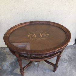 Antique Table Glass Top