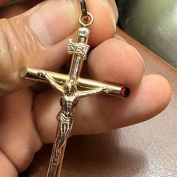 14k Solid Gold Jesus Crucifix 5.60 Grams 