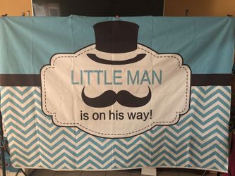 Little man backdrop