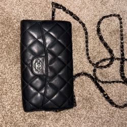 Chanel Black Wallet On Chain 