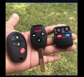 Llaves Keys Fobs Honda Cut And PROGRAMMED TOYOTA HONDA JEEP GM HONDA NISSAN INFINITI
