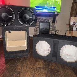 Kickers and frame for surround system