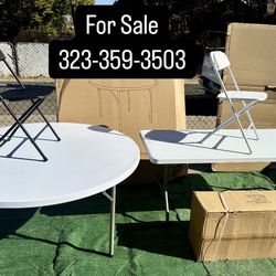 Brand New Chairs, Tables & Canopies For Sale