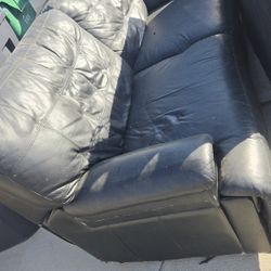 Free Garage Couch On Curb