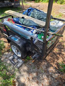 4 1/2 foot open trailer
