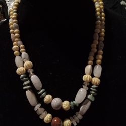 Semi Precious Stone Necklace 