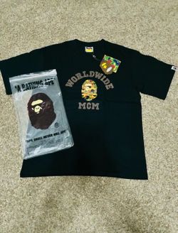 Medium Bape shirt worldwide mcm