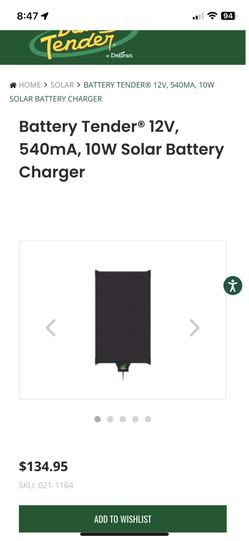 Automatic Solar Battery Charger And Maintainer