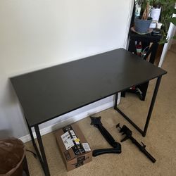 Black desk