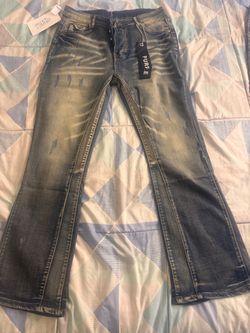 Purple jeans
