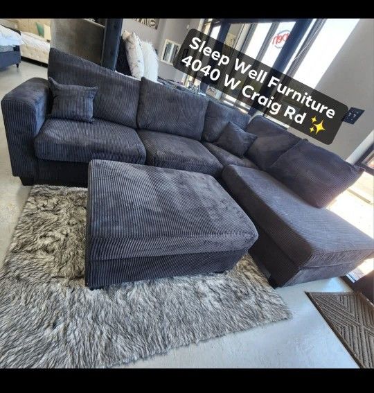 ✨️ Sectionals, 3pc Sofa Sets! ✨️ Furniture Queen Bedrooms, Dining Avail