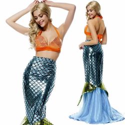 Women Mermaid Halloween Custome / Traje de Sirena Mujer / Little Mermaid