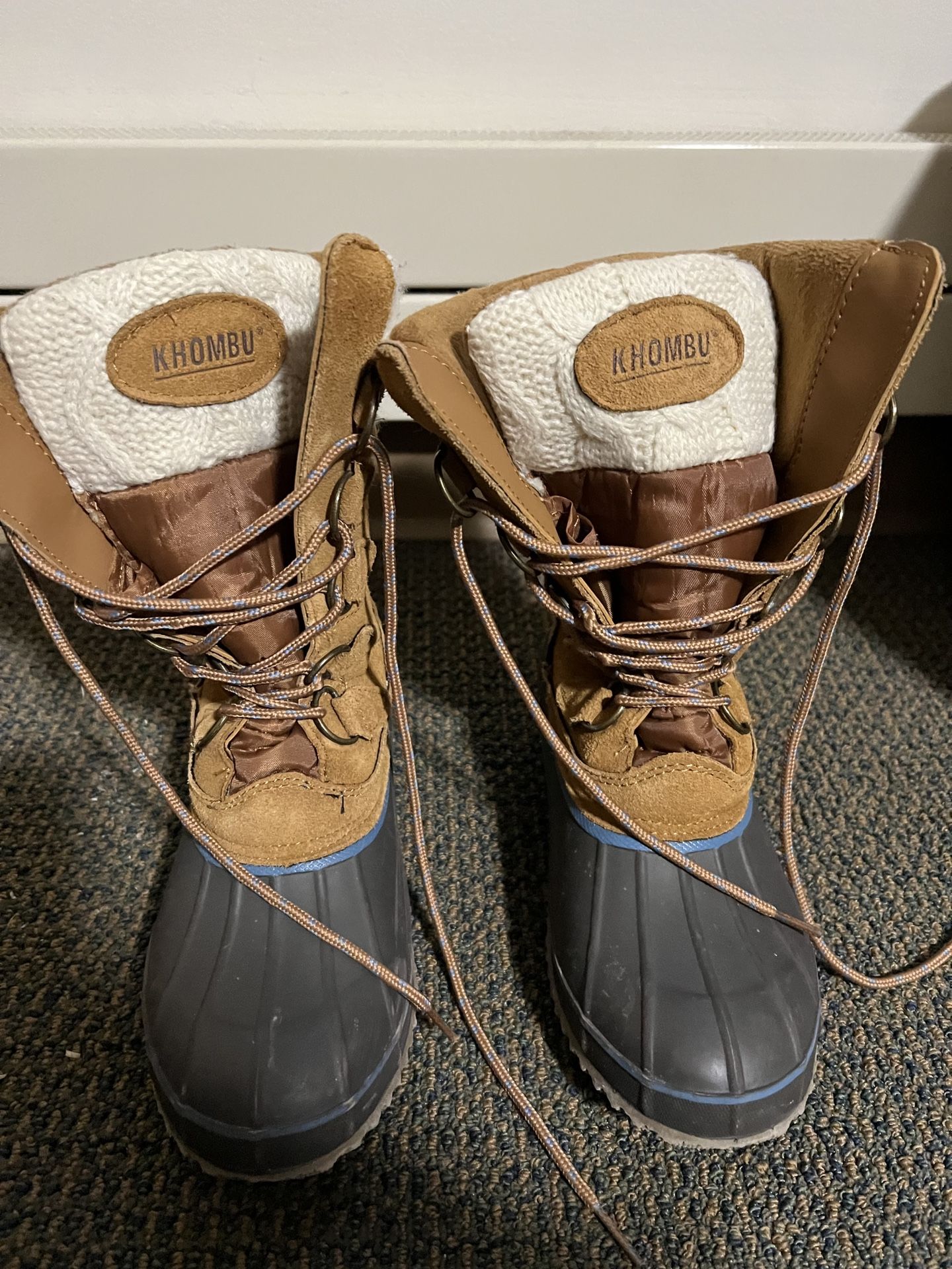 KHOMBU Snow Boots Size 8