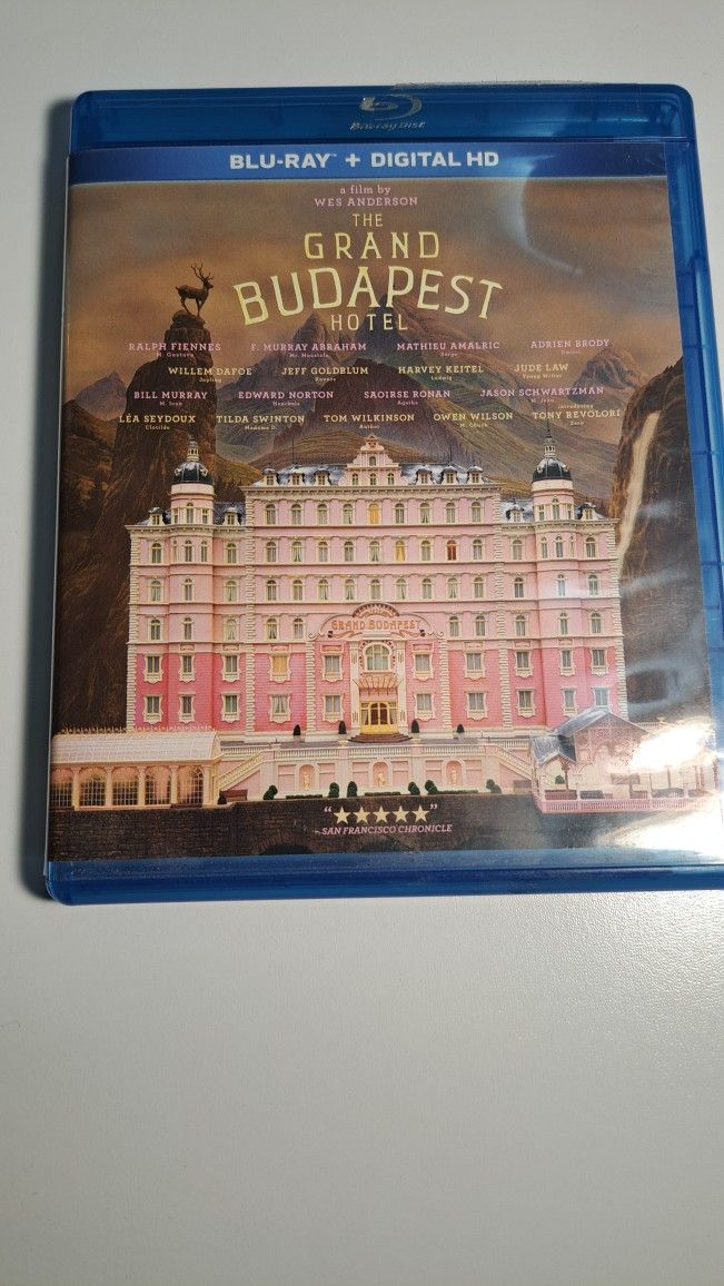 Grand Budapest Hotel Bluray