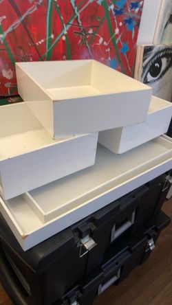 Gloss white retail display boxes