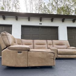 Sofa/Couch Sectional - Electric Recliner - Leather - Delivery Available 🚛