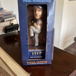 Max Scherzer Bobble Head A STRIKE COUNTER 