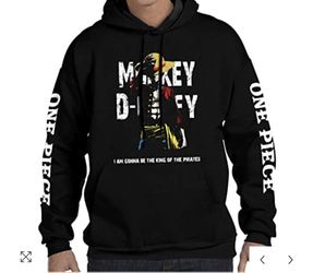 Kids One Piece Hoodie - Sudadera Con Capucha Con Emblema 