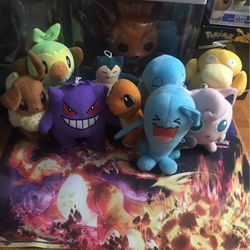 Pokémon Plush Dolls 9 In All 