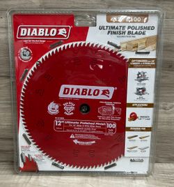 Diablo 12-inch 100-Tooth Ultimate Polished Finish Blade D12100X (PO1024330)