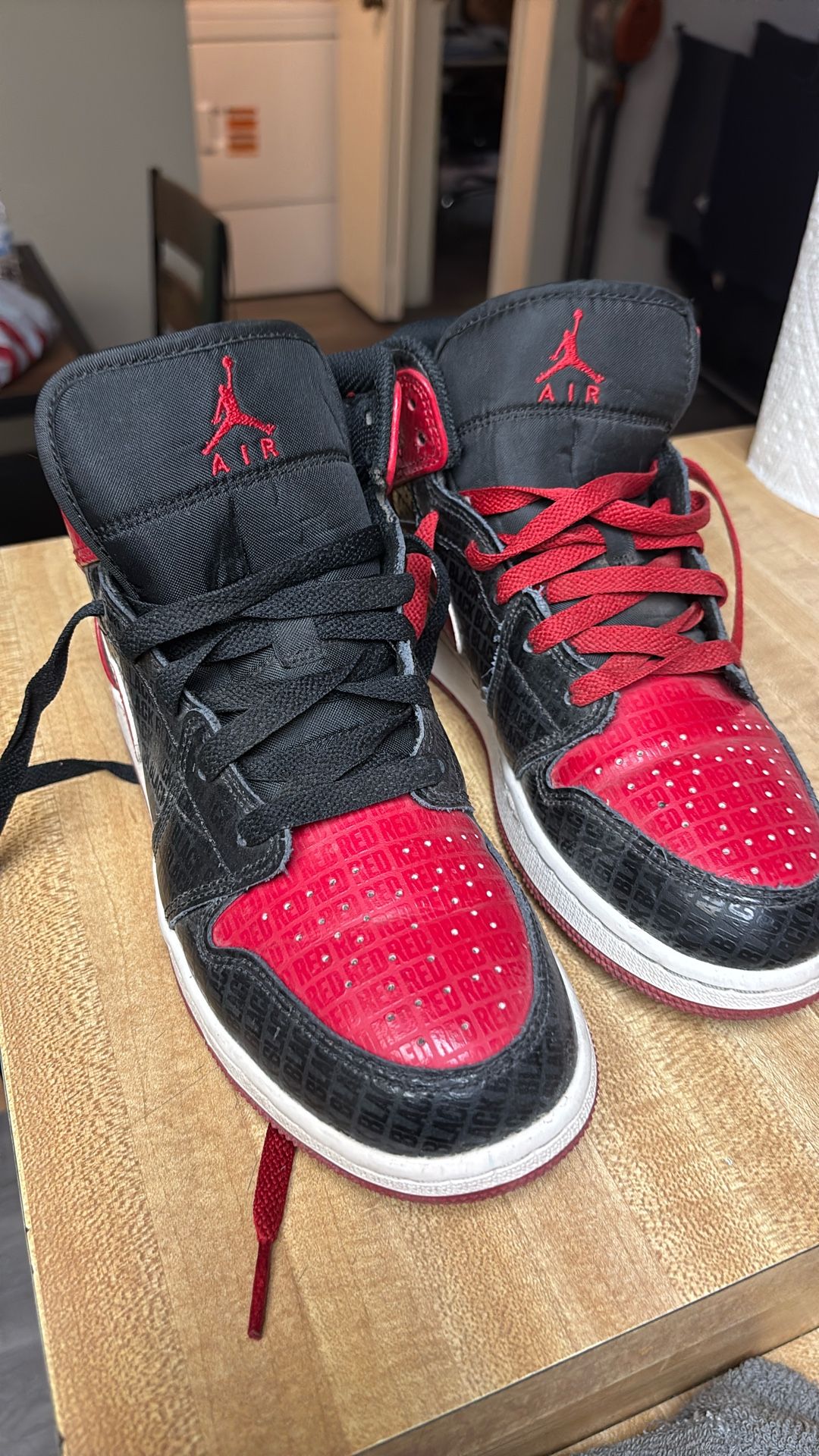 Air Jordan’s Black And Red