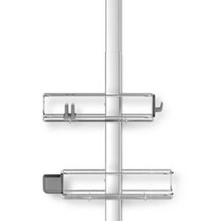 simplehuman® Adjustable Shower Caddy Plus in Stainless Steel

