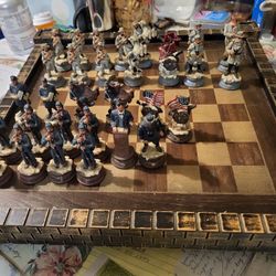 Civil War Theme Chess Game