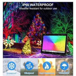 RGB LED FLOOD LIGHTS 2 PACK 