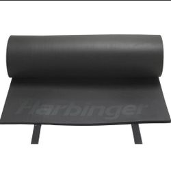 Harbinger Anti-Microbial Durafoam Exercise Mat, 3/8-Inch, Black