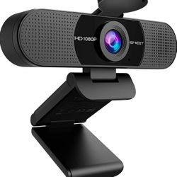 EMEET 1080P Webcam with Microphone, C960 Web Camera, 2 Mics Streaming Webcam, 90°FOV Computer Camera, Plug and Play USB Webcam for Online Calling/Conf