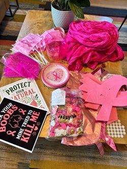 Pink Breast Cancer or Bday Decor!
