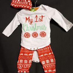 My First Christmas Outfit For Boys