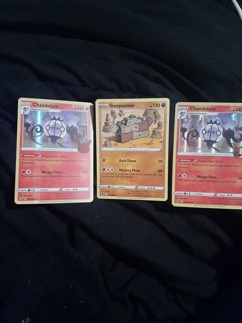 Pokemon Cards. Rare.   All Three