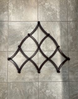 AMAZING FIND! 13 Peg Bent Wood Accordion Wall Rack