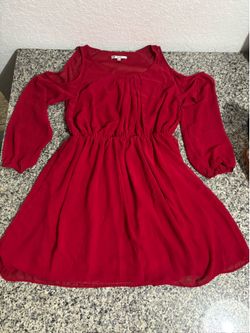 Dress red large